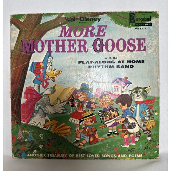 Walt Disney Presents MORE MOTHER GOOSE Disneyland Records LP 1962 - Picture 1 of 8